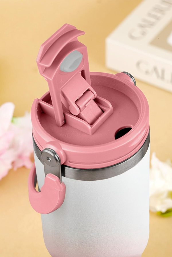 Pink Gradient Handle Stainless Steel Tumbler Cup 30oz - Image 6
