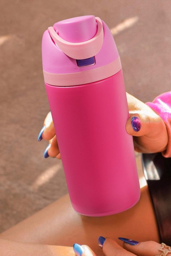 Strawberry Pink Insulated Stainless Steel Water Bottle - Image 3